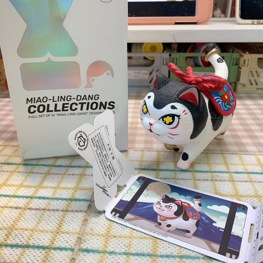 【PRELOVED and SALE 】Miao-Ling-Dang Collections blind box toy Japanese Inu-hariko cat
