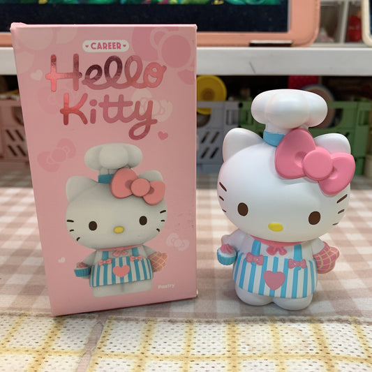 【PRELOVED and SALE 】POPMART × Sanrio Hello Kitty Career series blind box toy pastry cook