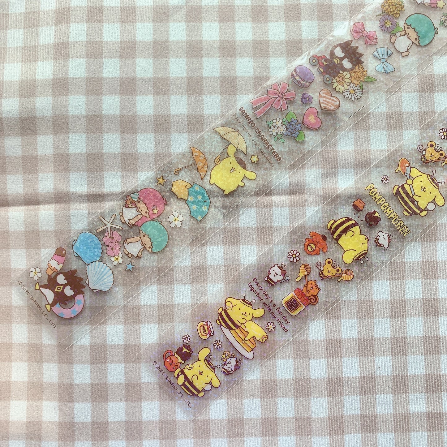sanrio pompompurin PET tape sheet set