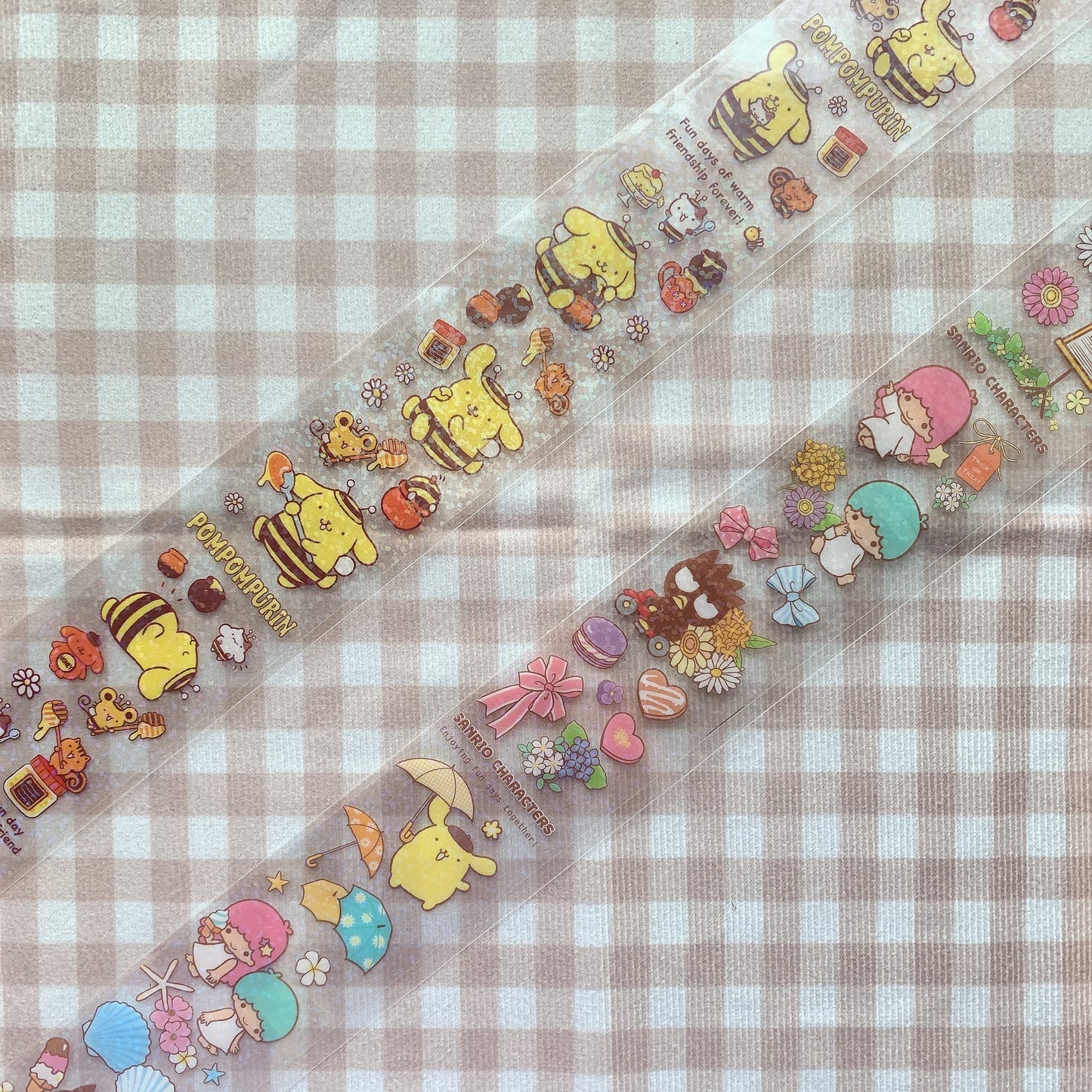 sanrio pompompurin PET tape sheet set