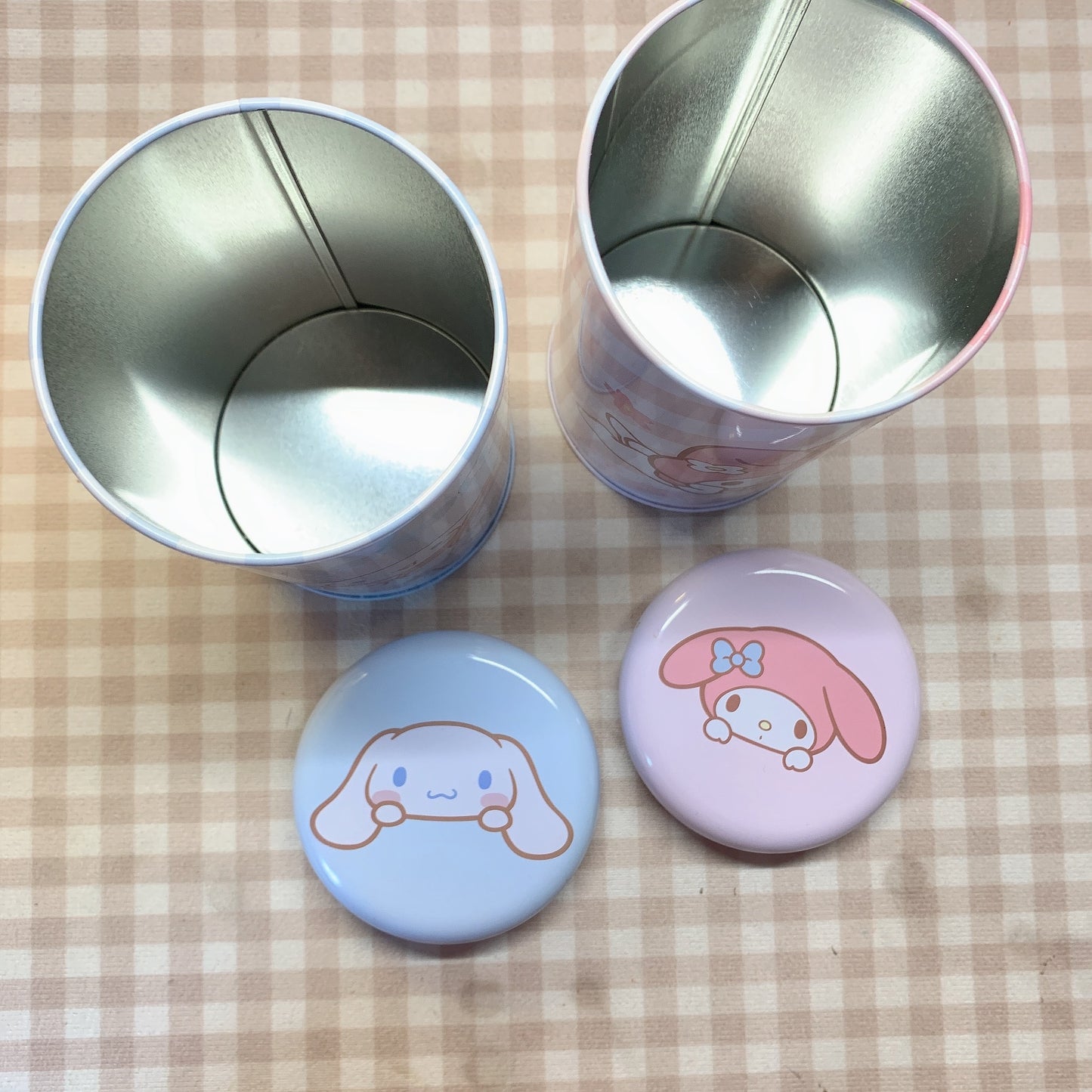【Pre-loved and sale】sanrio and peko tin box set