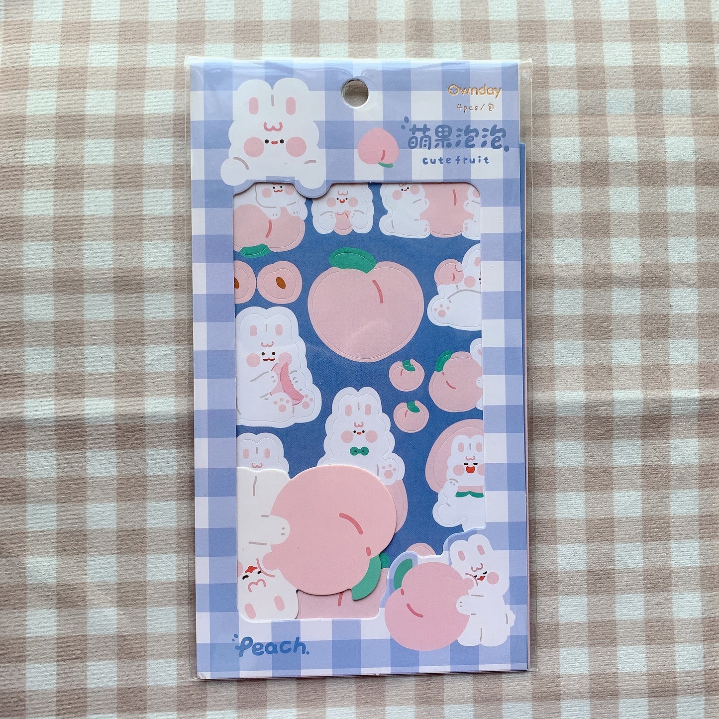 cute fruit sticker sheet pack