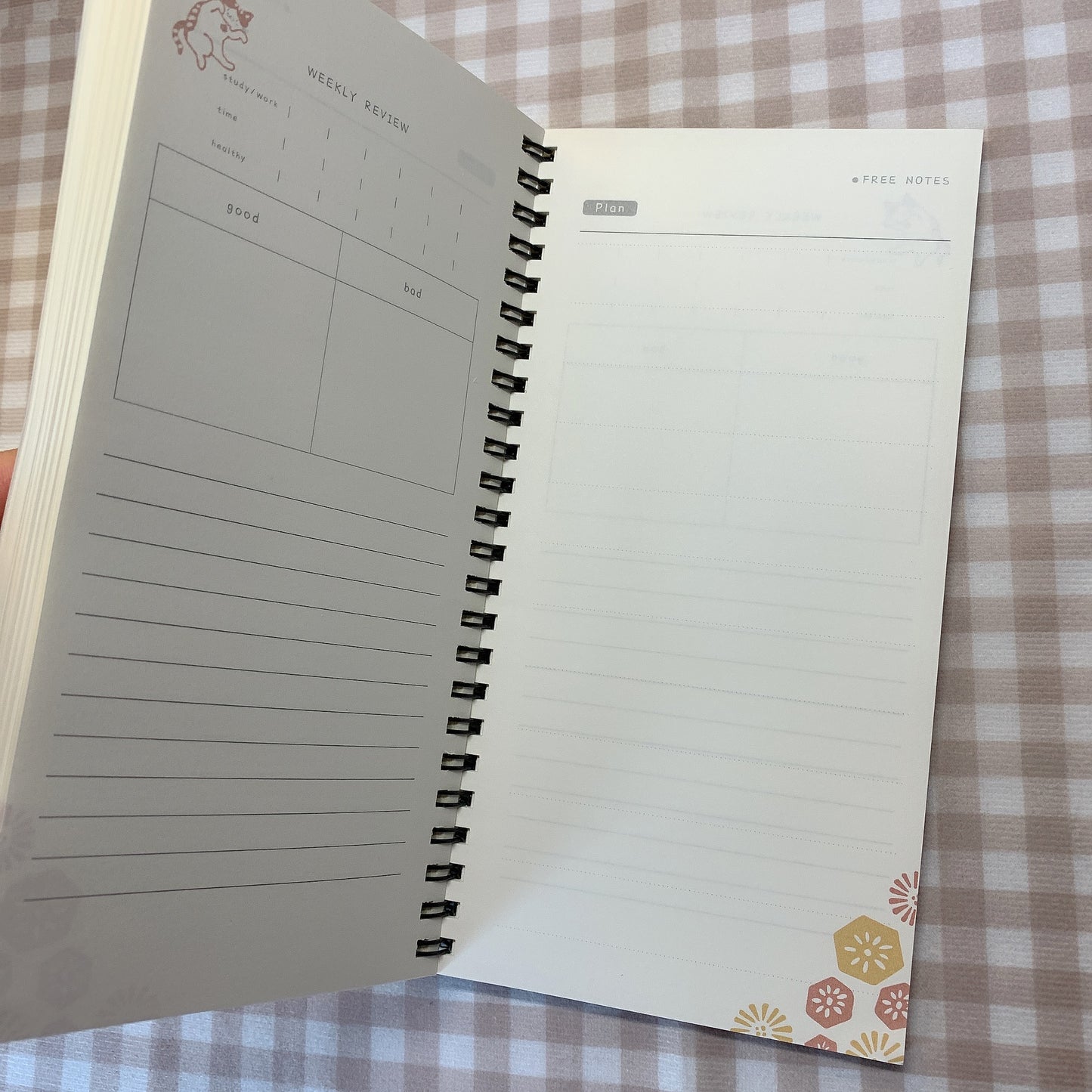 cute Dharma cat journal notebook