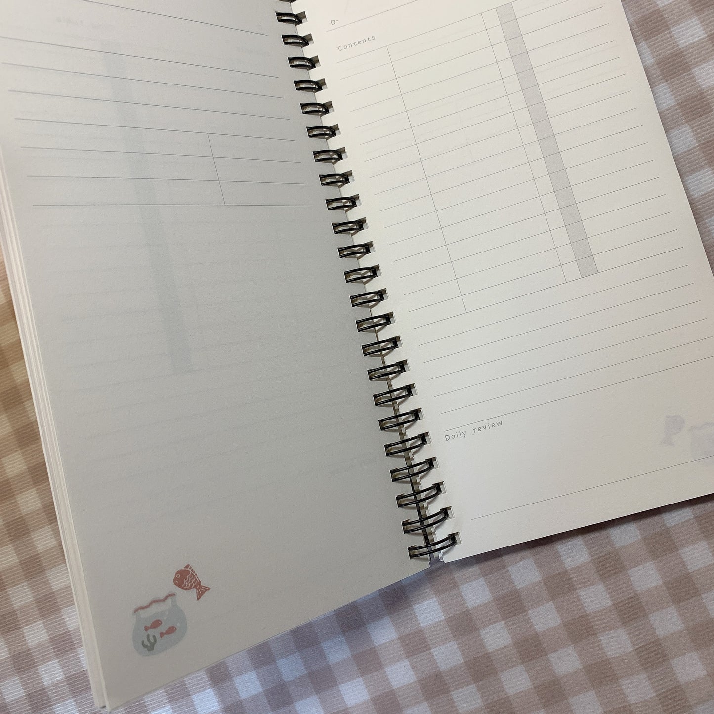 cute Dharma cat journal notebook