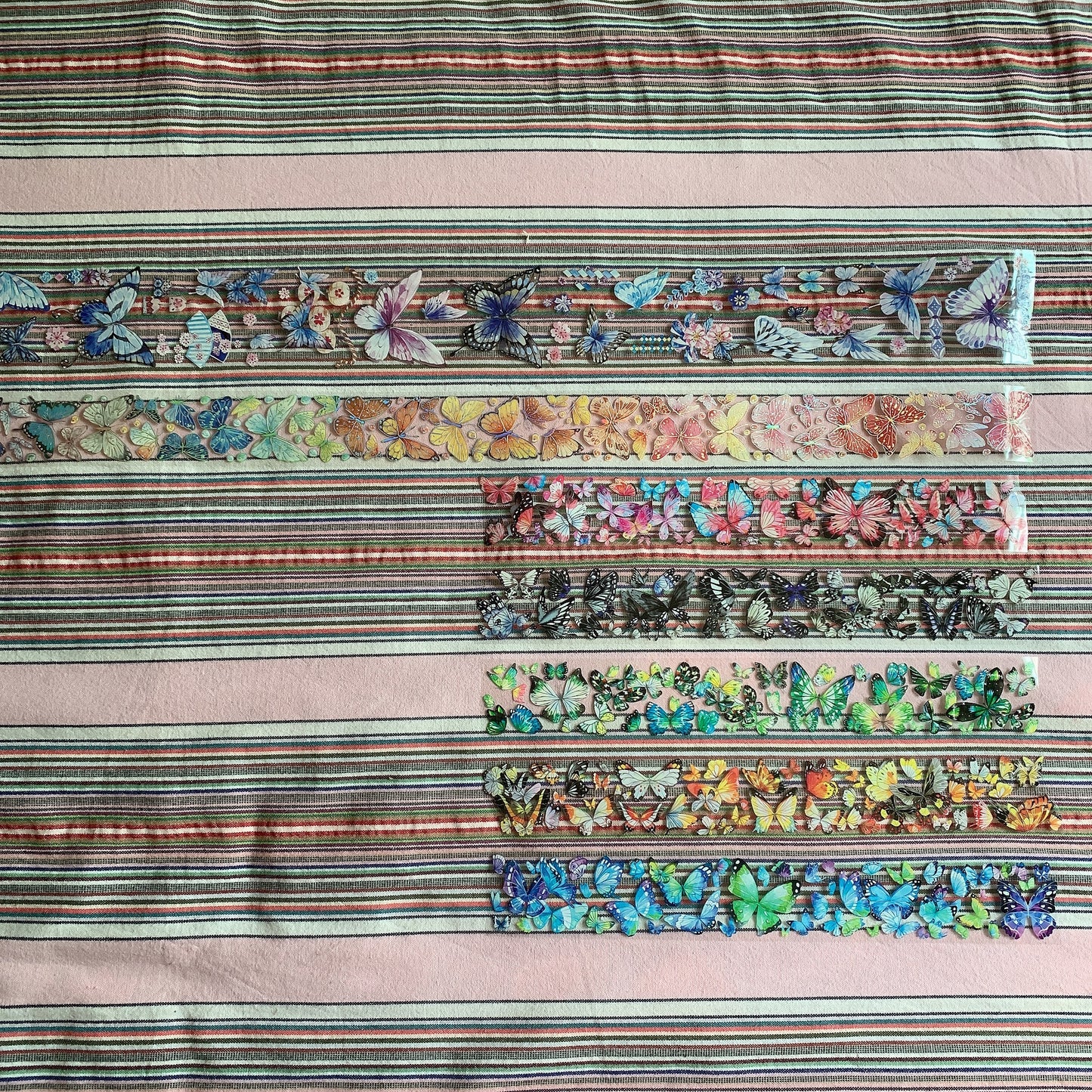 Butterfly theme PET tape sample set