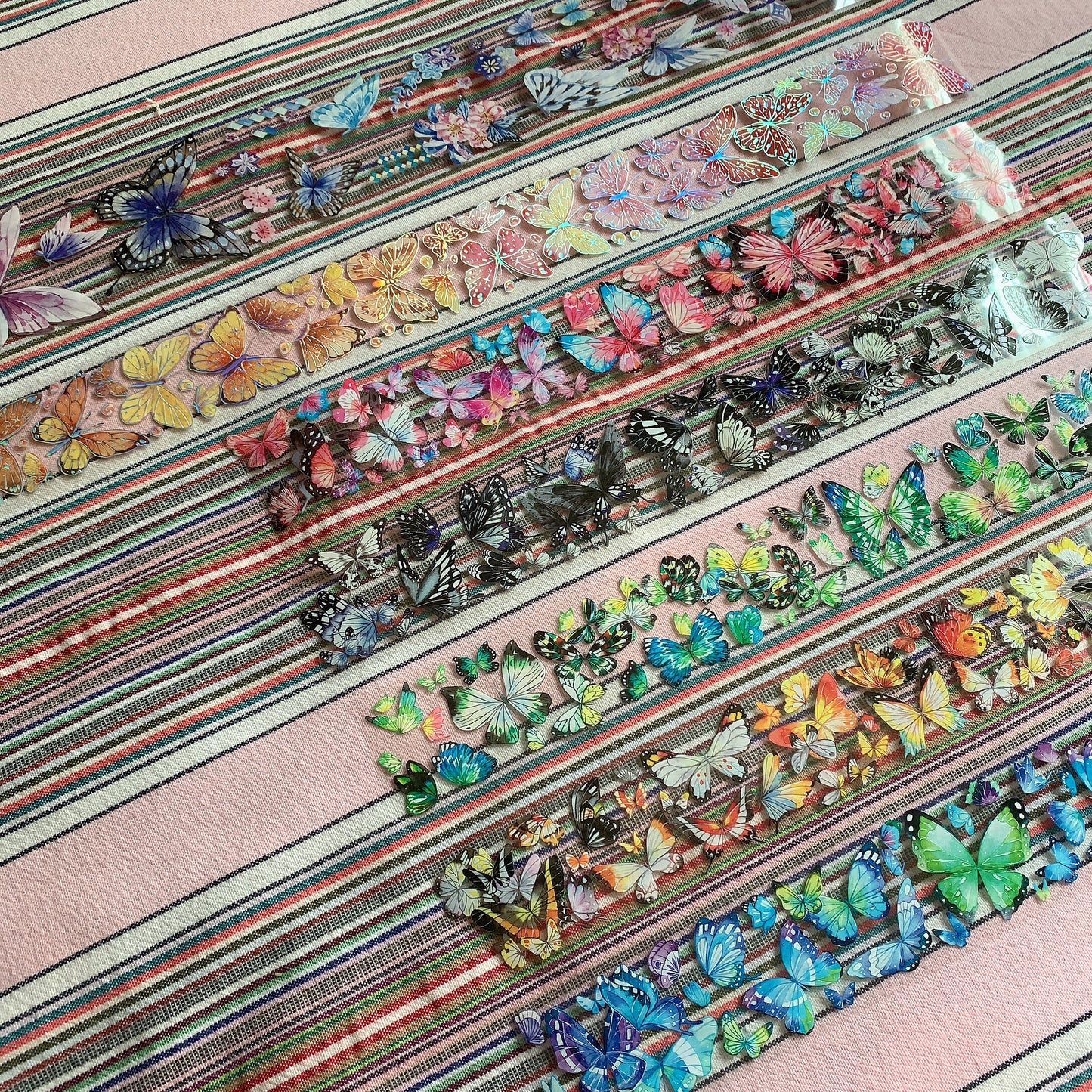 Butterfly theme PET tape sample set