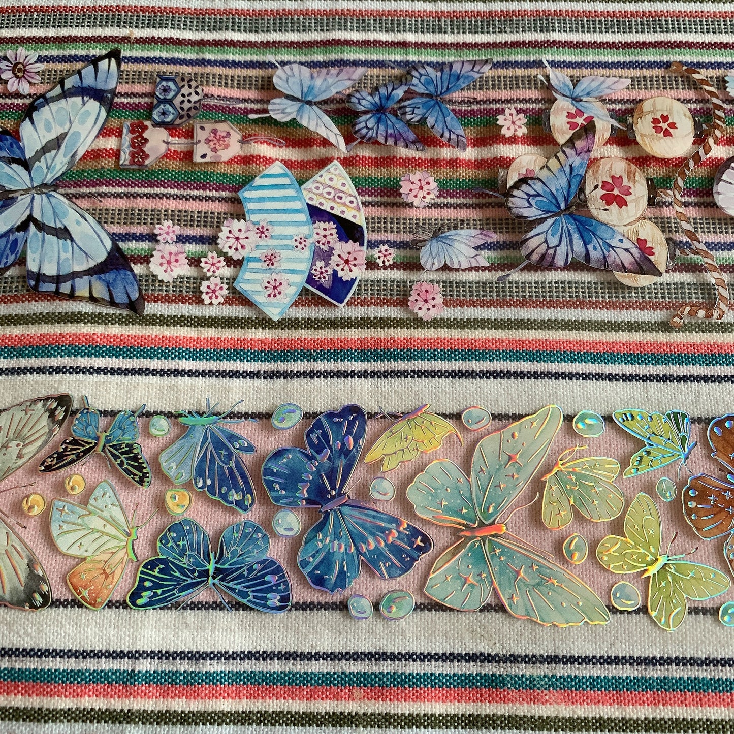 Butterfly theme PET tape sample set