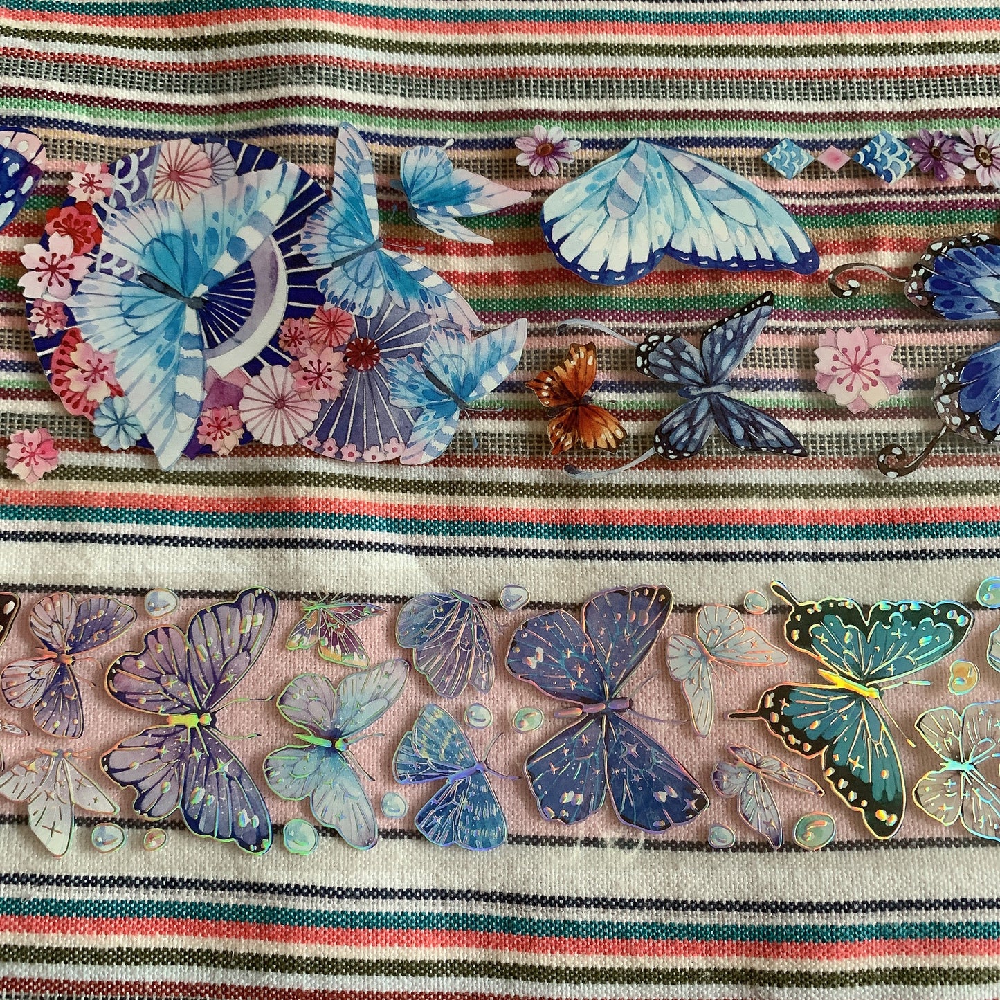 Butterfly theme PET tape sample set