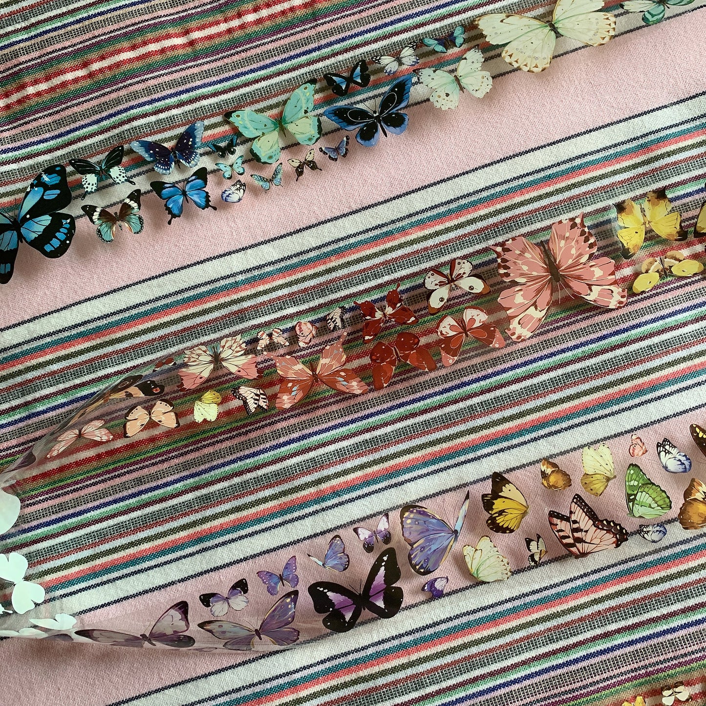 Butterfly theme PET tape sample set
