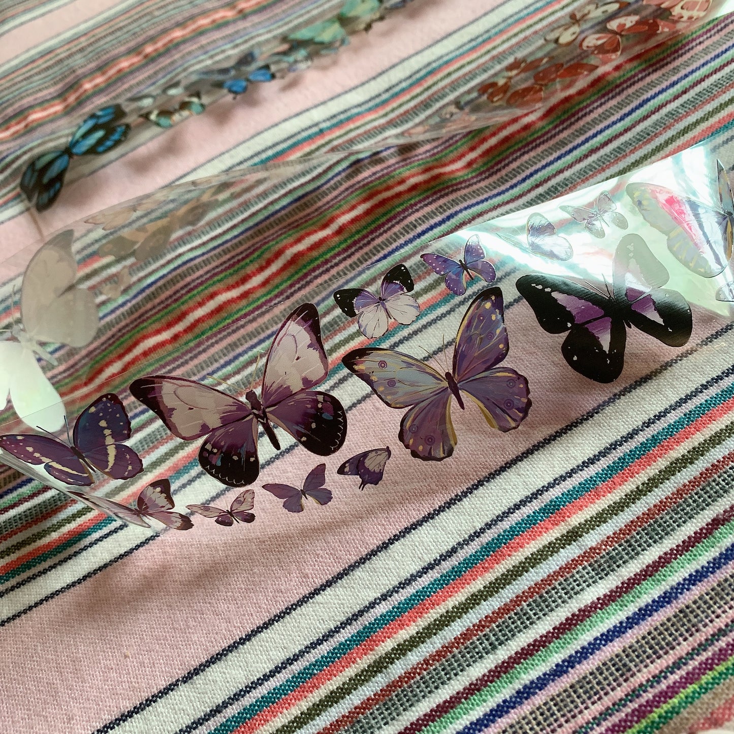 Butterfly theme PET tape sample set