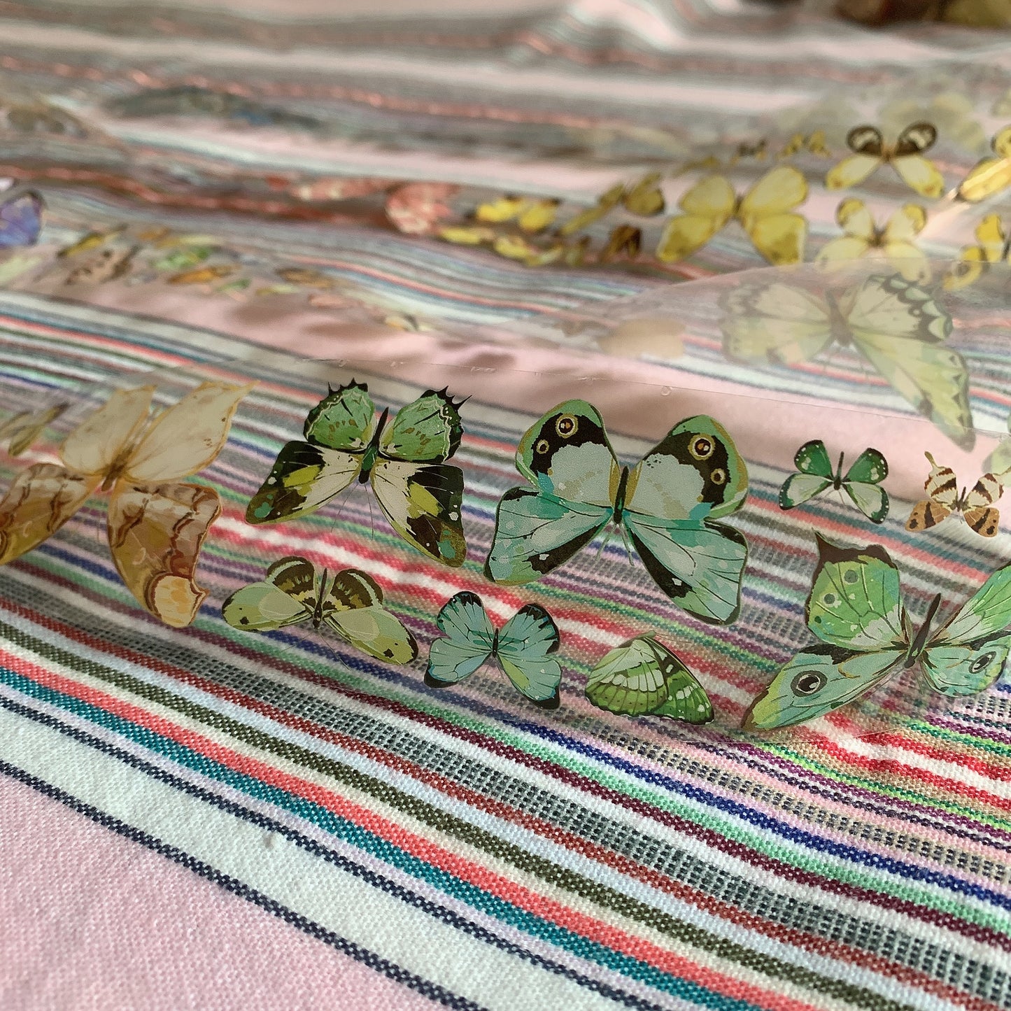 Butterfly theme PET tape sample set