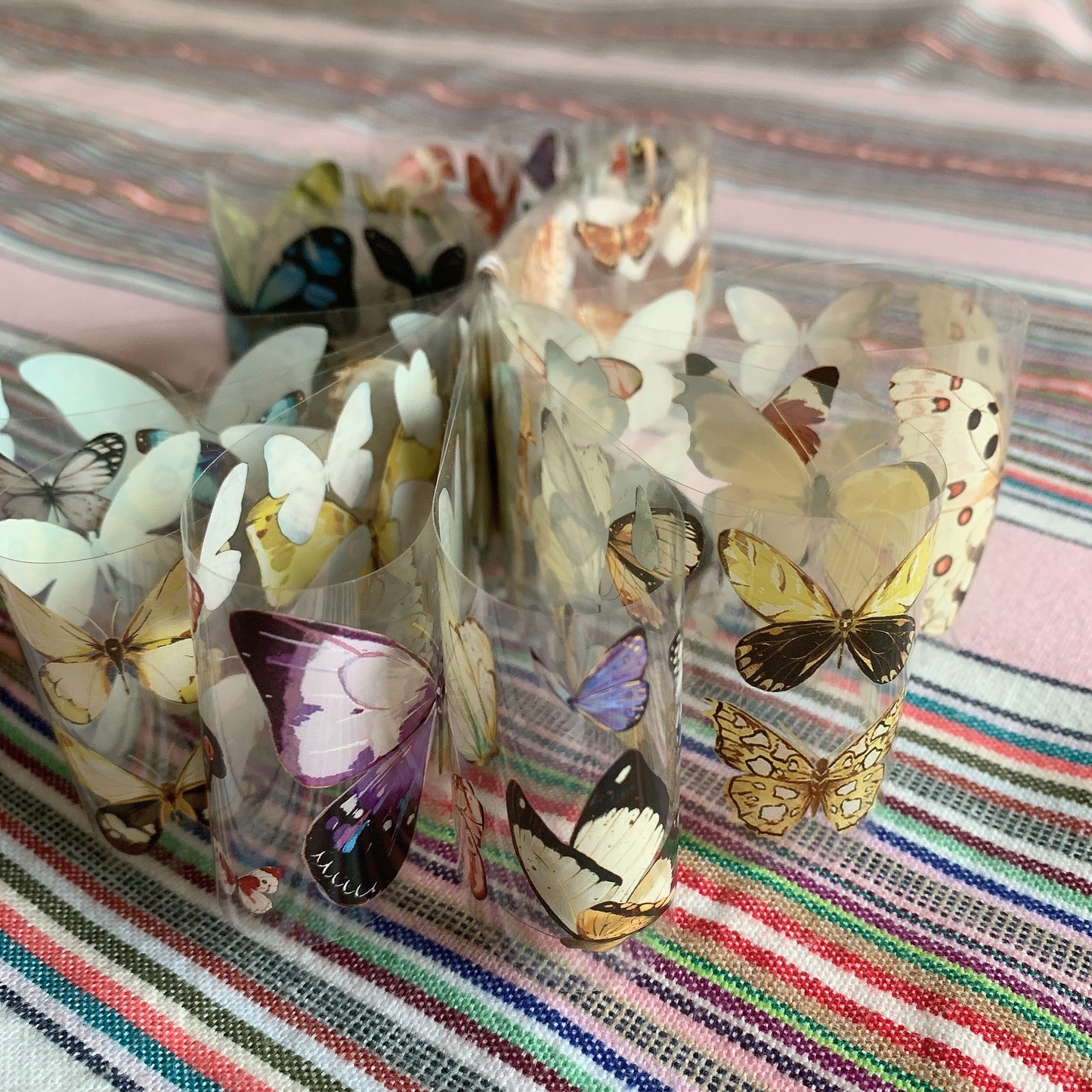 Butterfly theme PET tape sample set