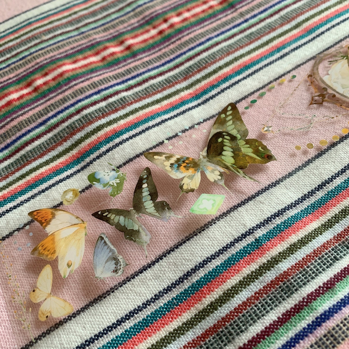 Butterfly theme PET tape sample set