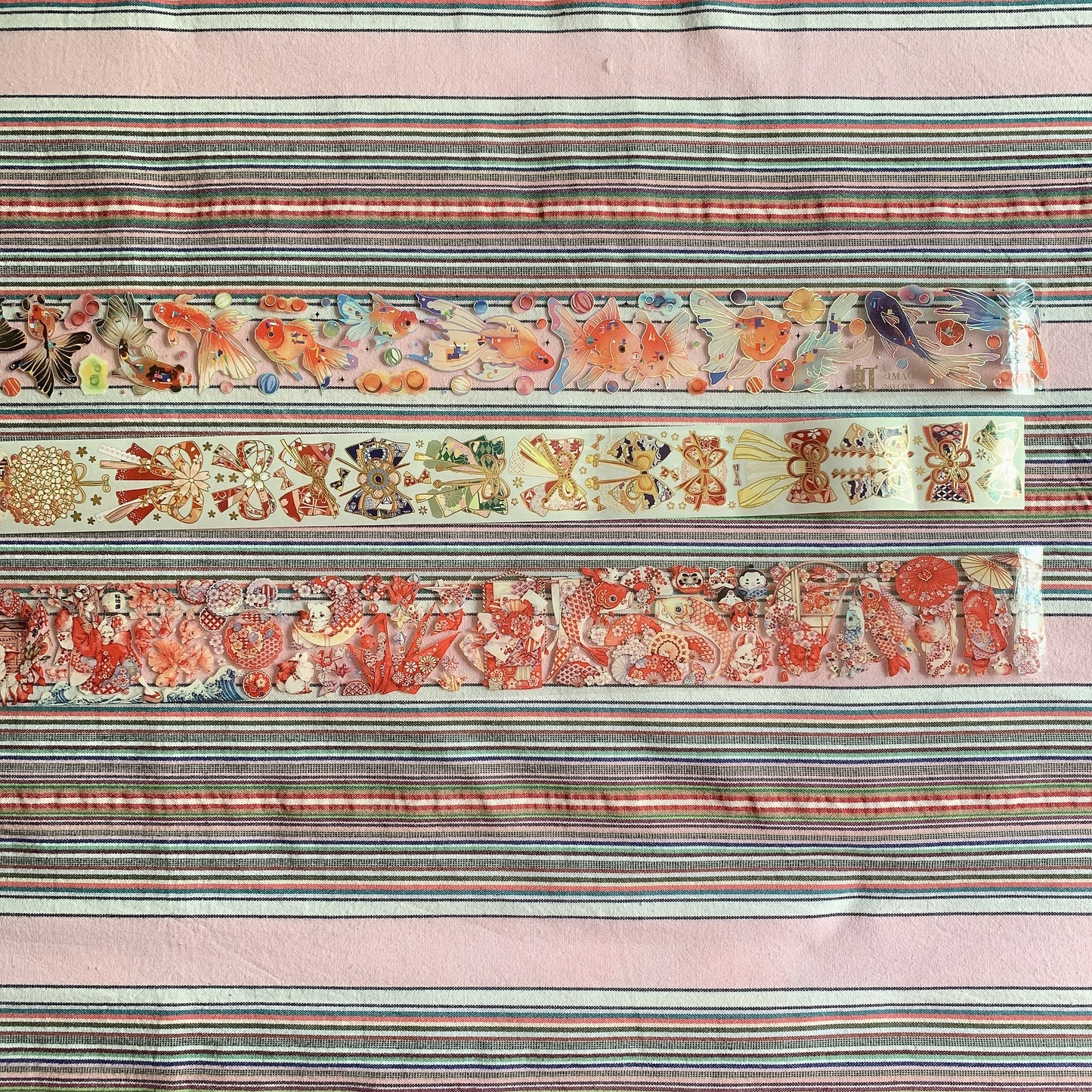 Japanese style kimono theme PET tape sample set