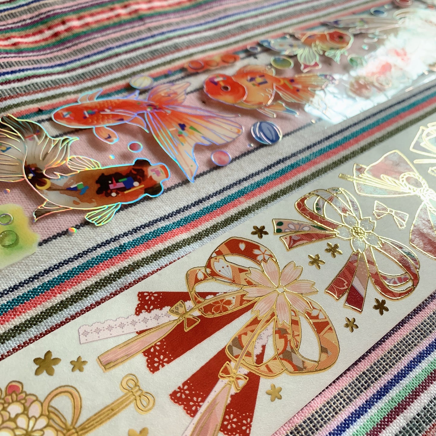 Japanese style kimono theme PET tape sample set