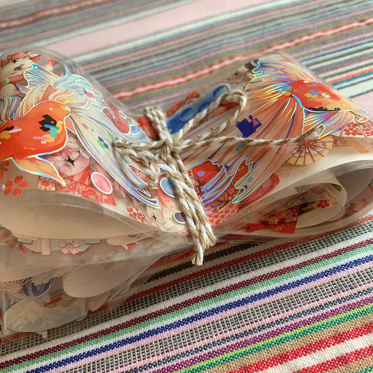 Japanese style kimono theme PET tape sample set