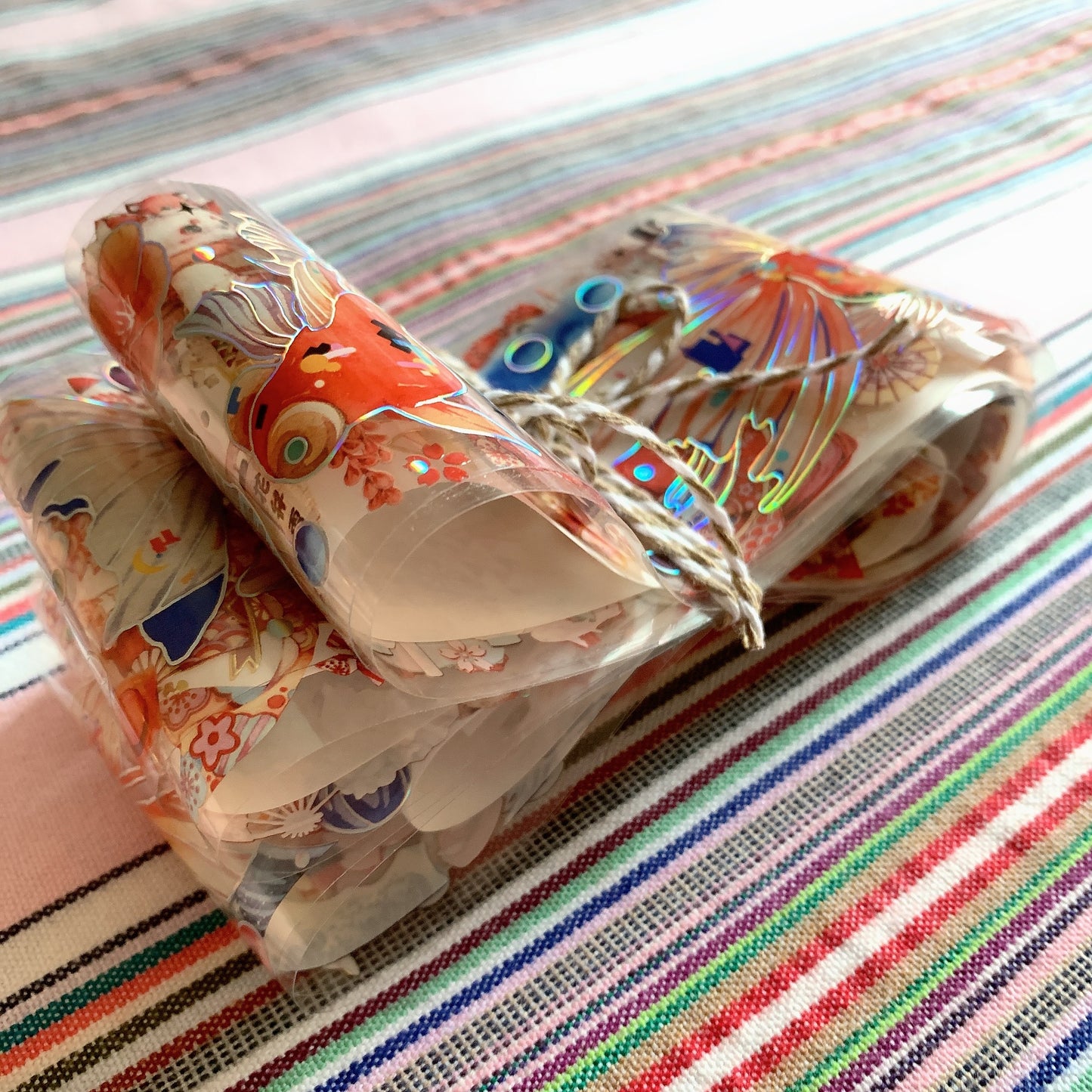 Japanese style kimono theme PET tape sample set