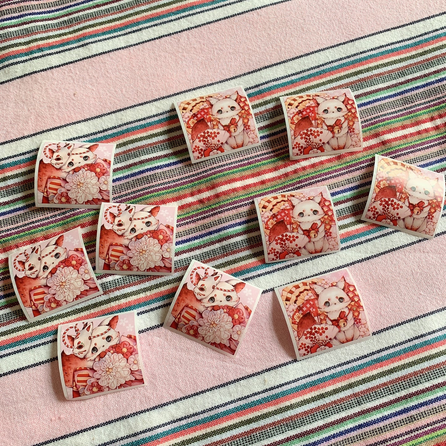 Japanese style kimono theme PET tape sample set