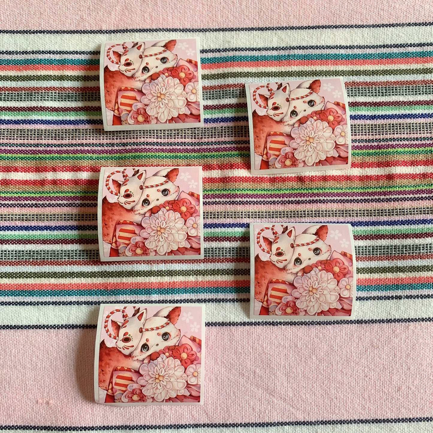 Japanese style kimono theme PET tape sample set