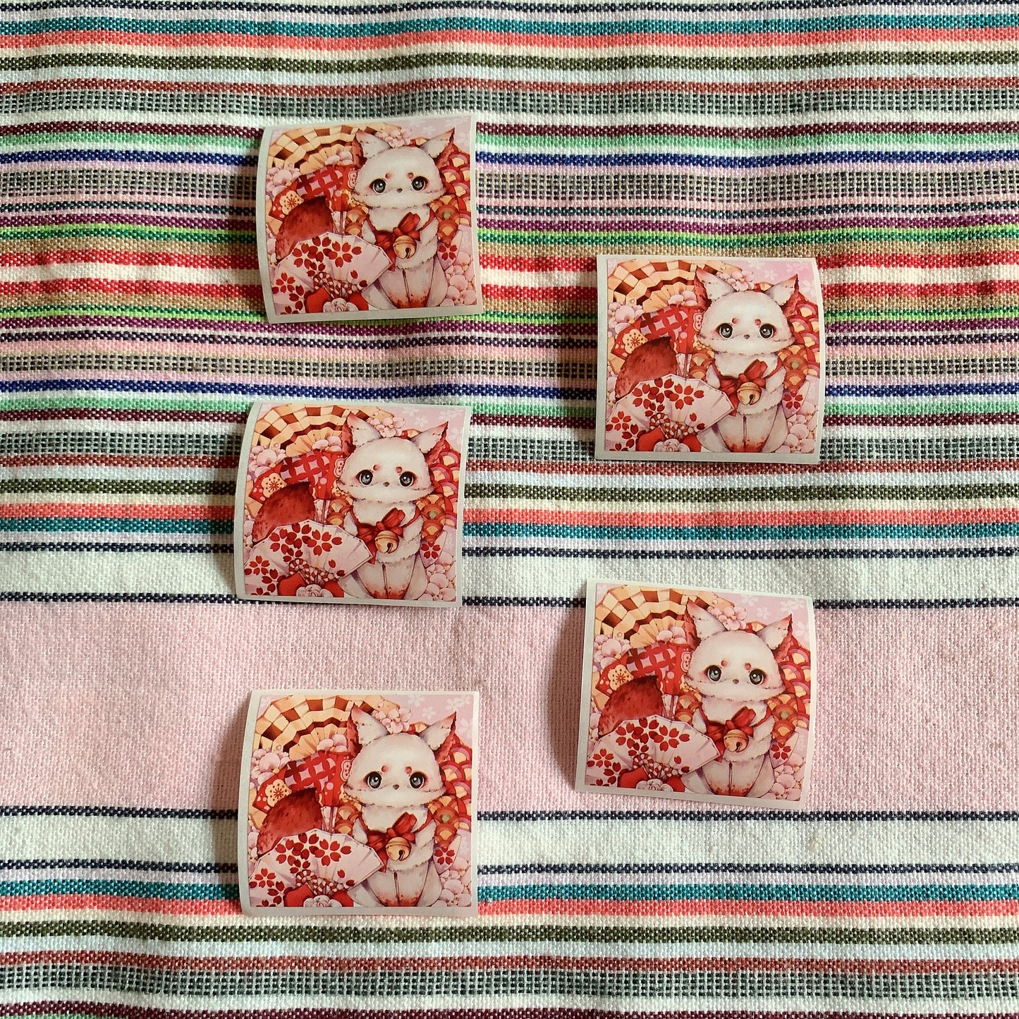 Japanese style kimono theme PET tape sample set