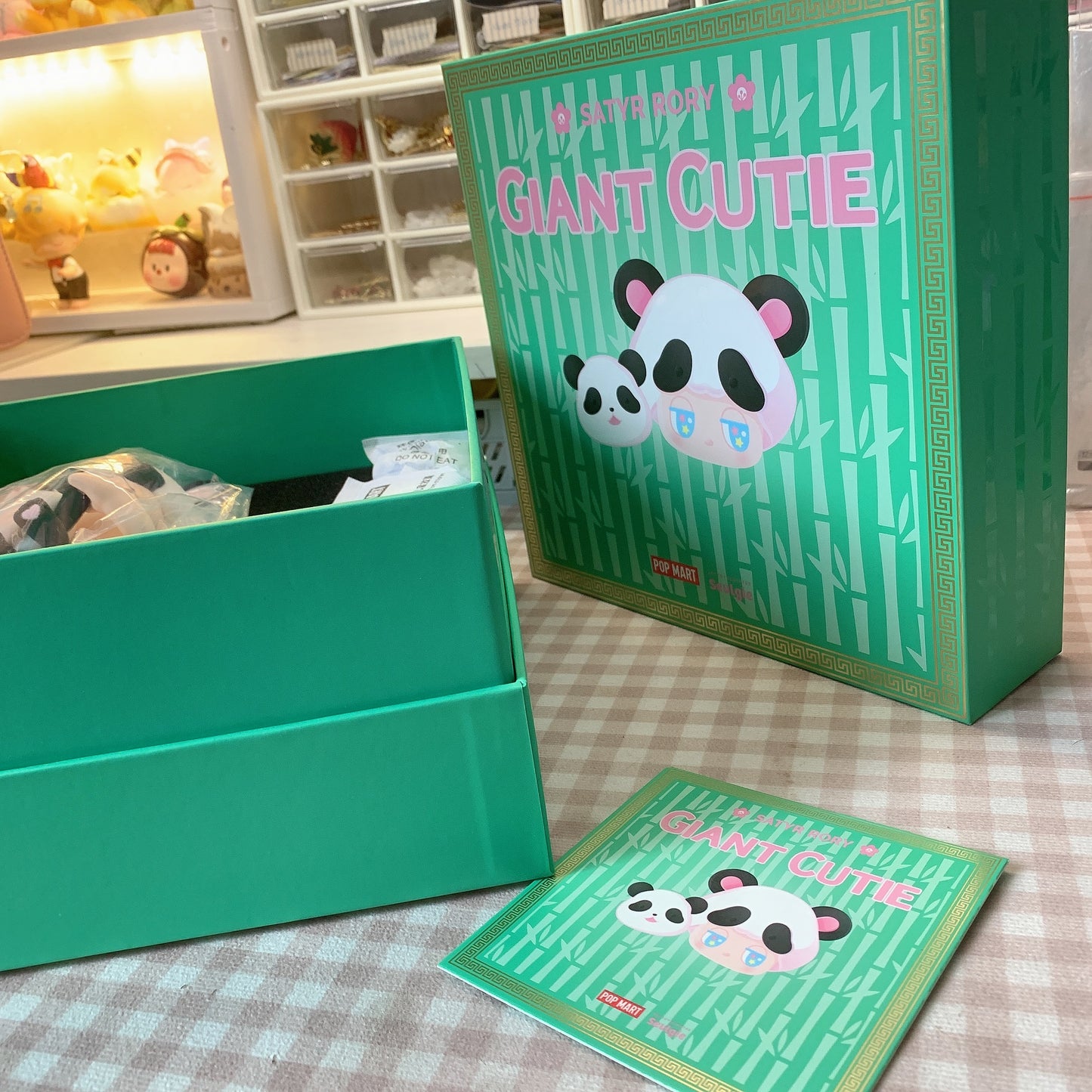 POP MART Satry rory giant cutie Panda baby figurine/toy