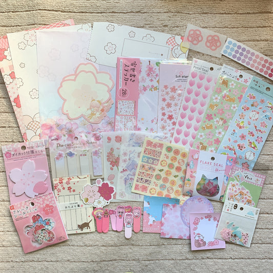 【JP】Sakura Season stationery set A