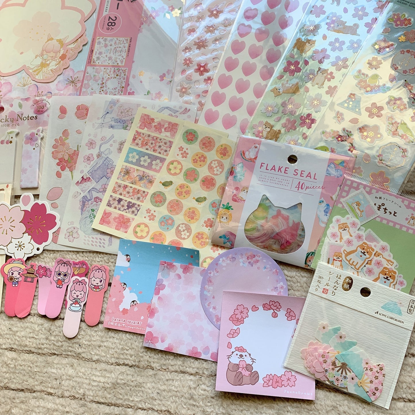 【JP】Sakura Season stationery set A