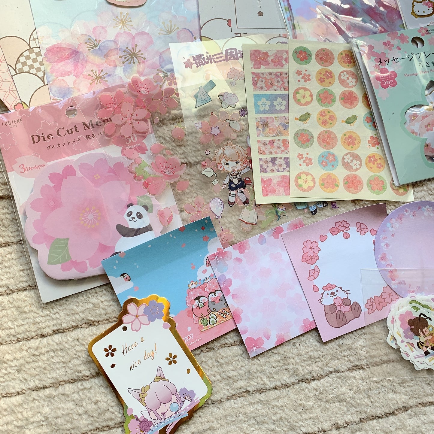 【JP】Sakura Season stationery set B