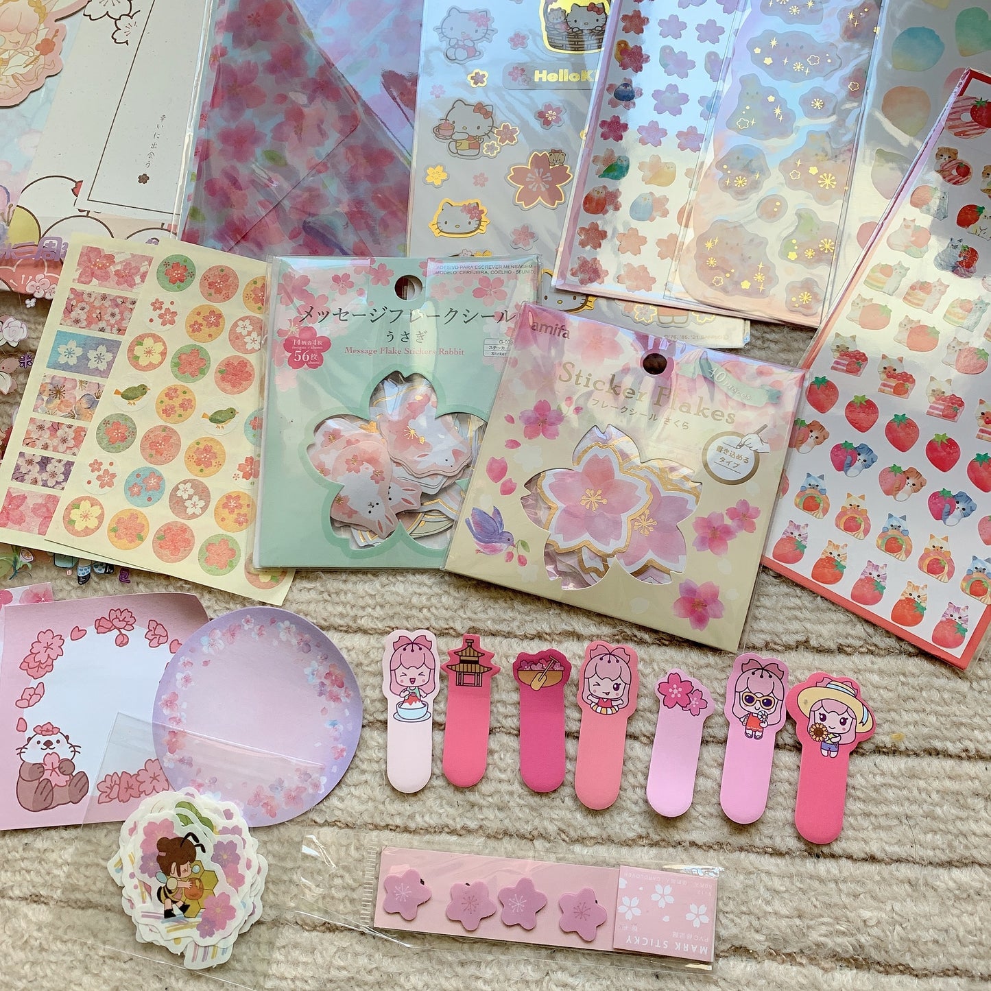 【JP】Sakura Season stationery set B