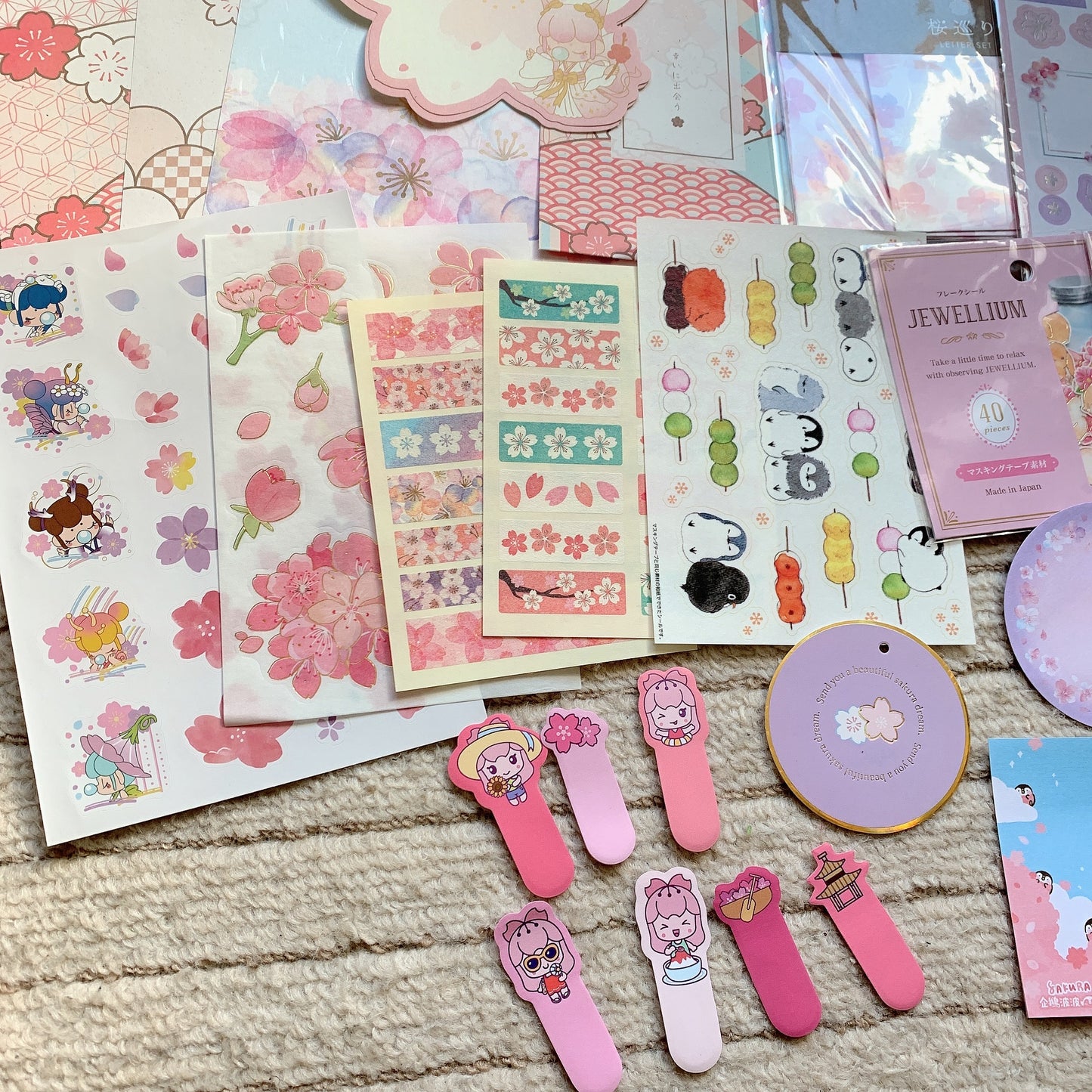【JP】Sakura Season stationery set C