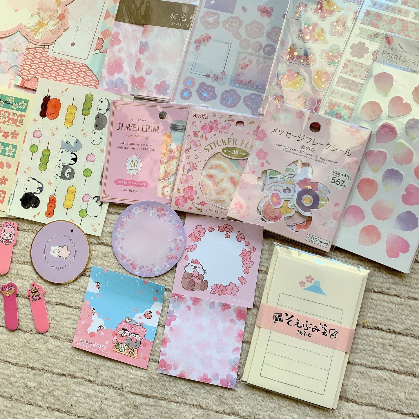【JP】Sakura Season stationery set C