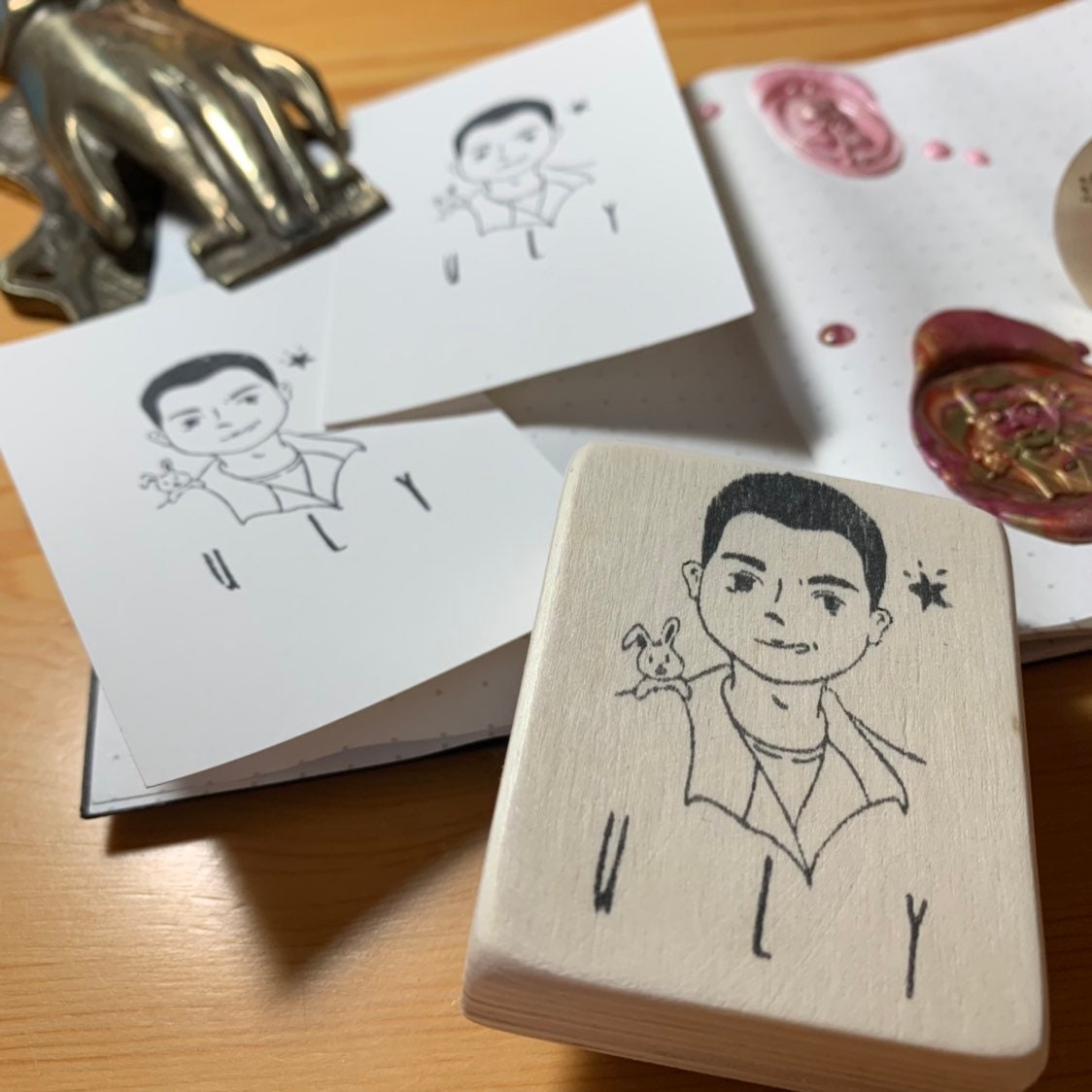 MOYA custom your own face stamp