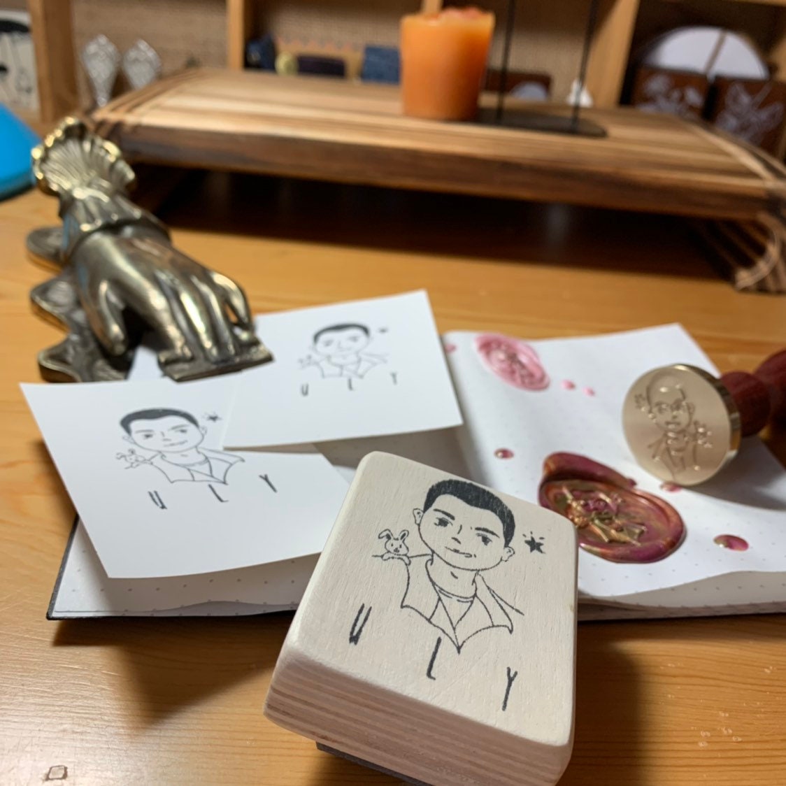 MOYA custom your own face stamp