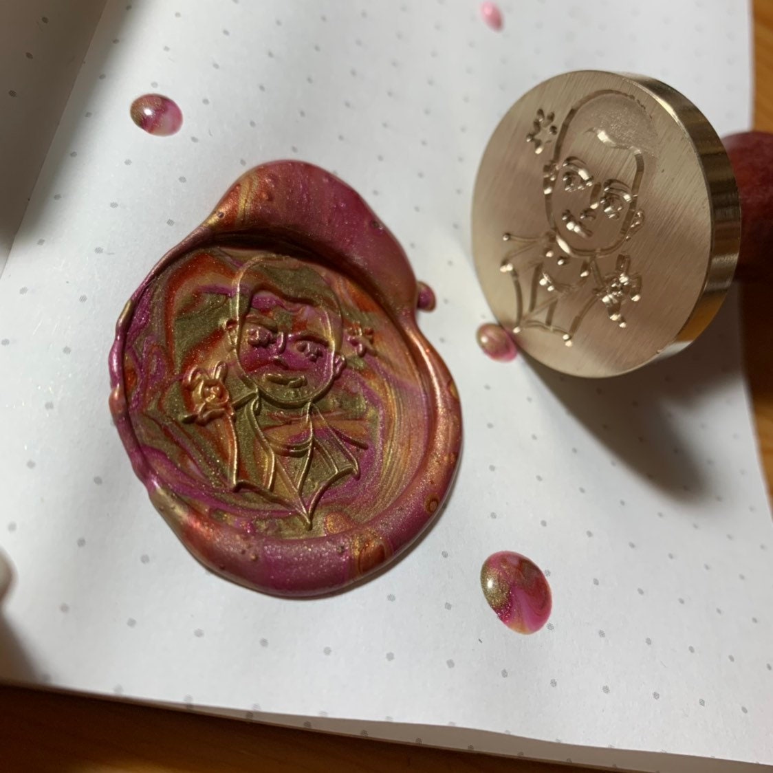 MOYA custom your own face stamp