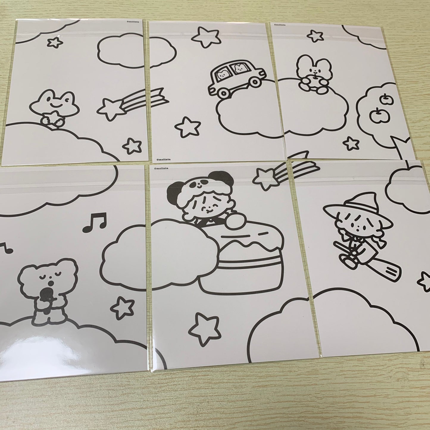 Molinta waterproof sticker set