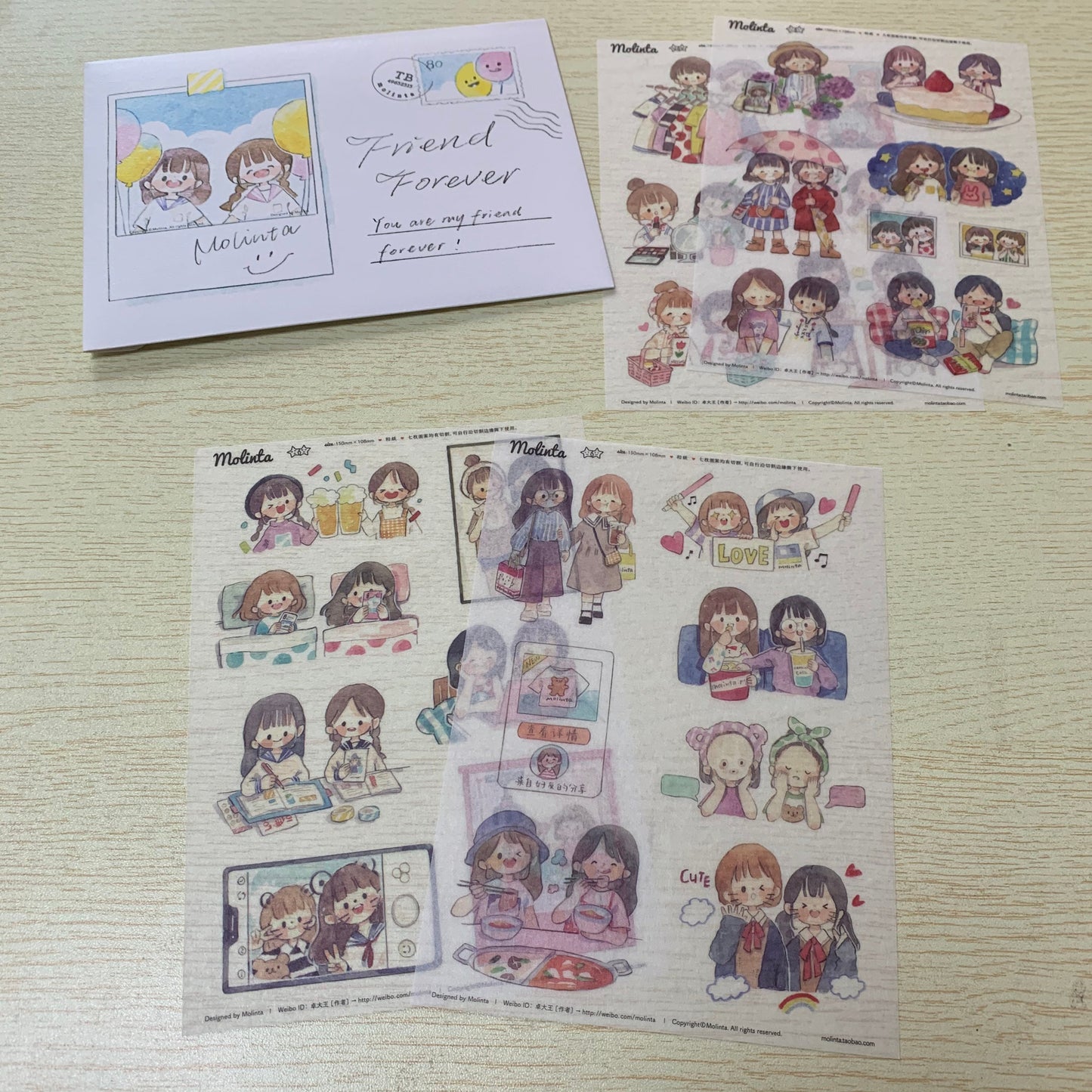 Molinta friends sticker
