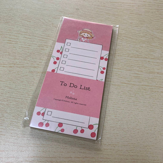 Molinta to do list pad pink