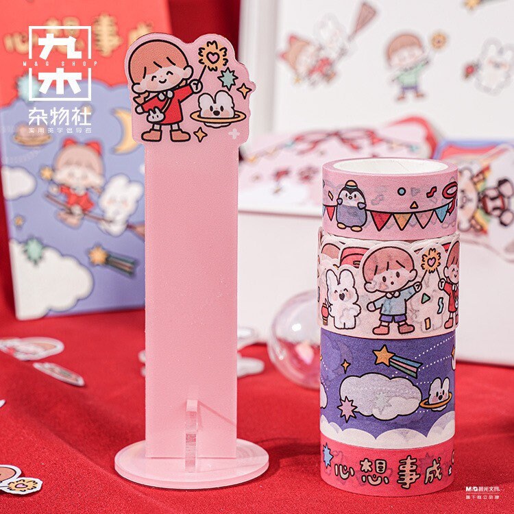Molinta New Year Series stationery Washitapes & washitape holder