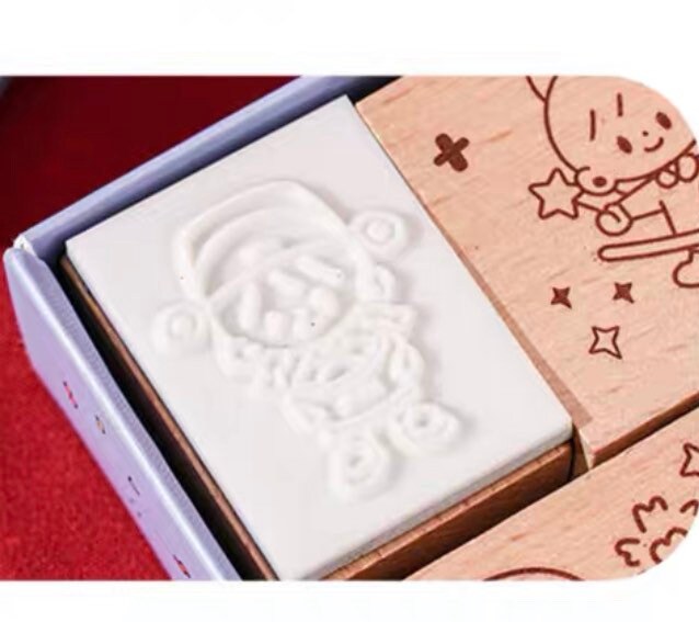 Molinta New Year Series stationery Rubber stamp set box