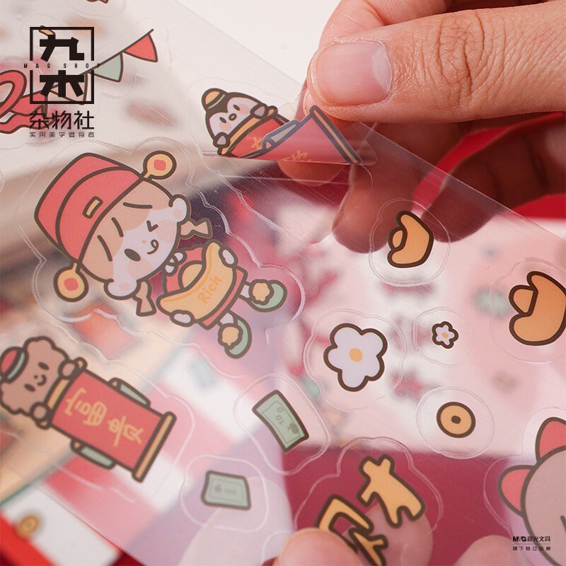 Molinta New Year Series stationery sticker