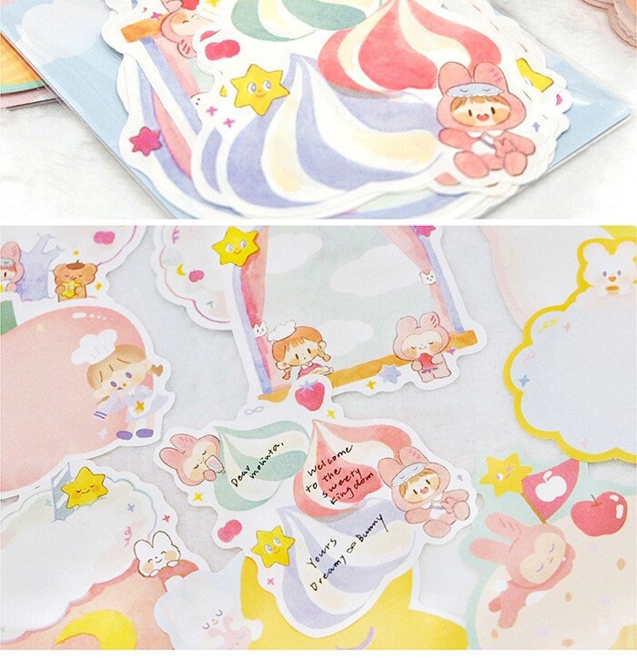 Molinta & Mspring dreamy bunny Series stationery Memo pack