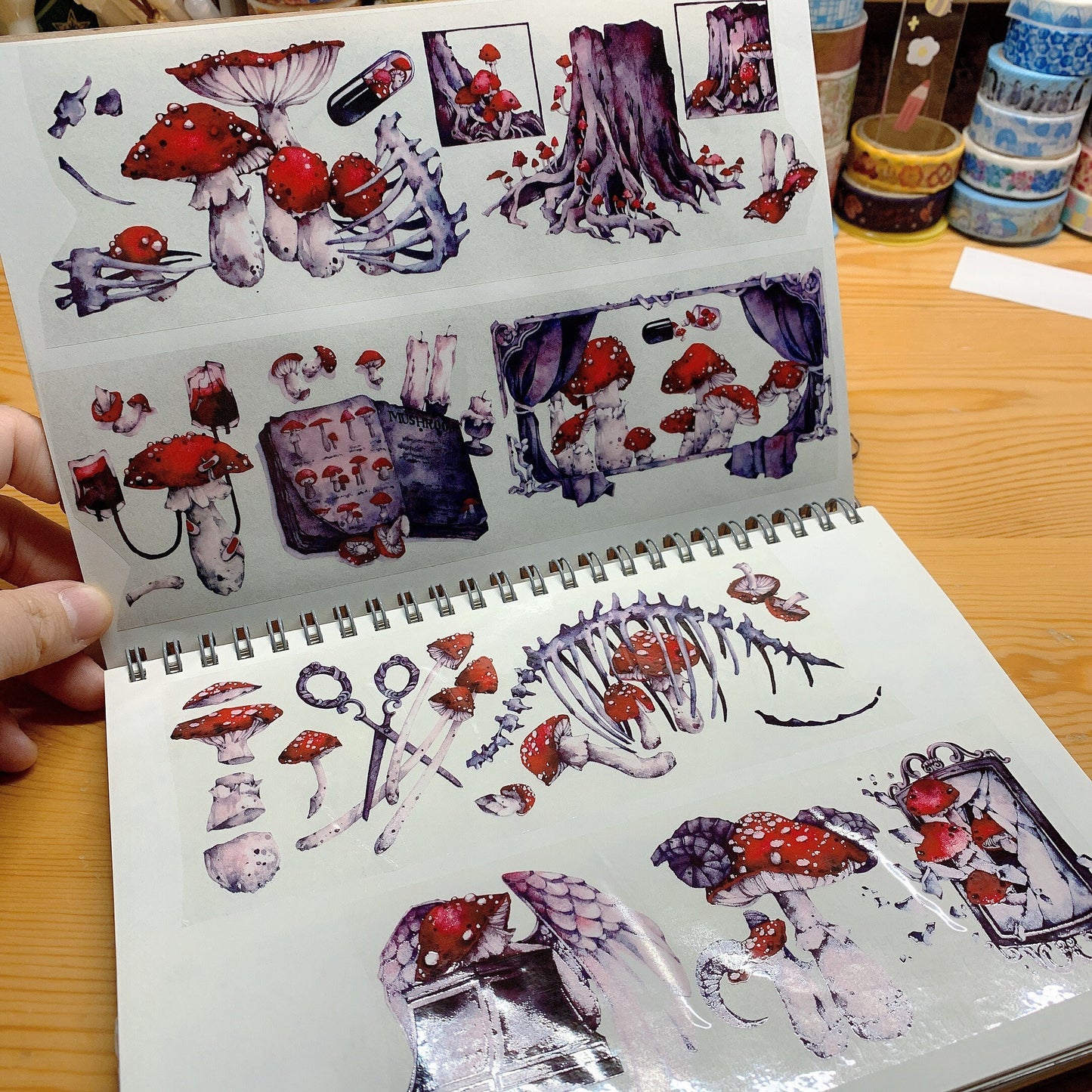 Mushroom (毒poison) washitape