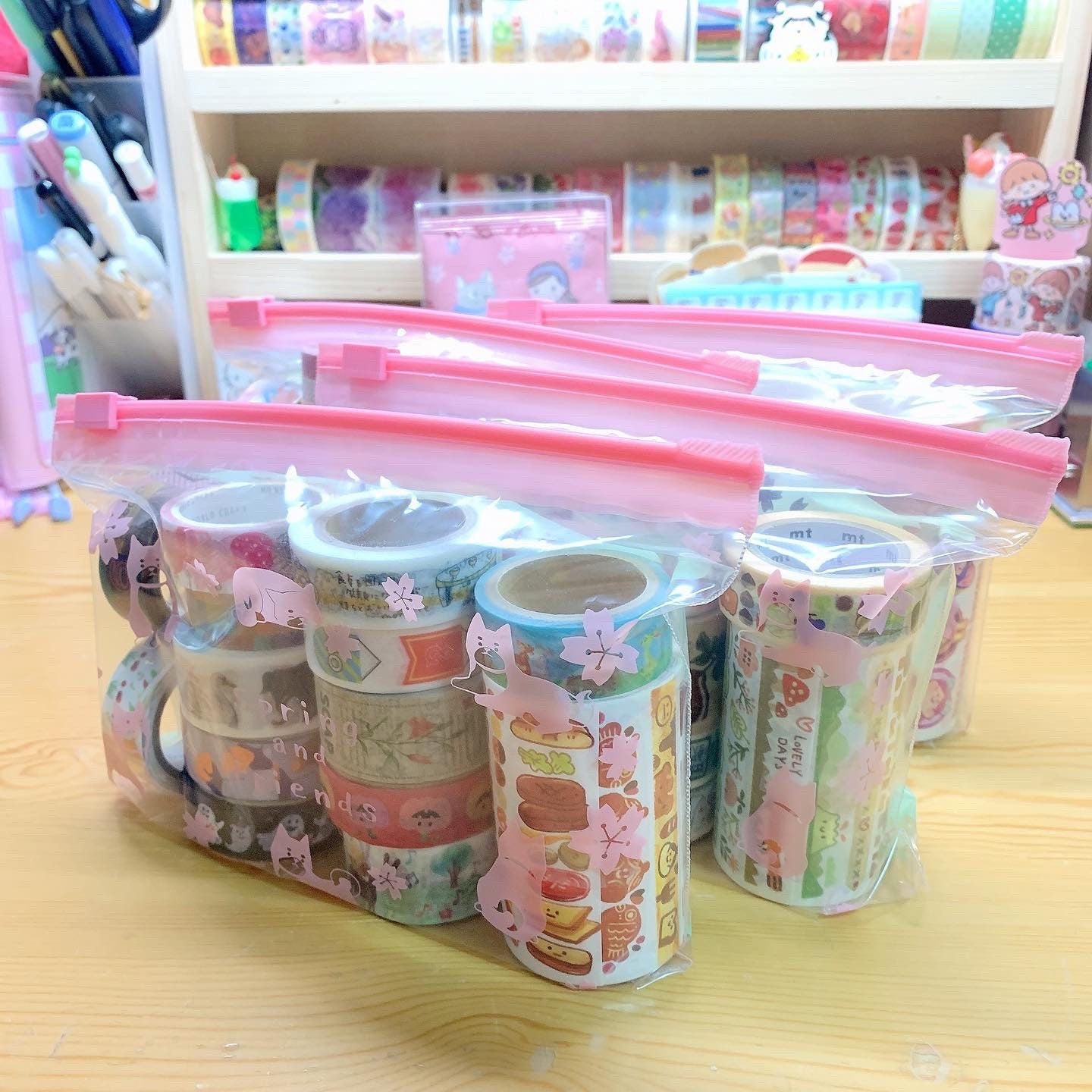 prelove Washitapes bag sale(Pink pack)
