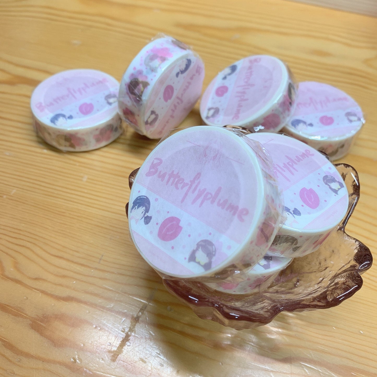 Butterflyplume washitape strawberry Sakura girl