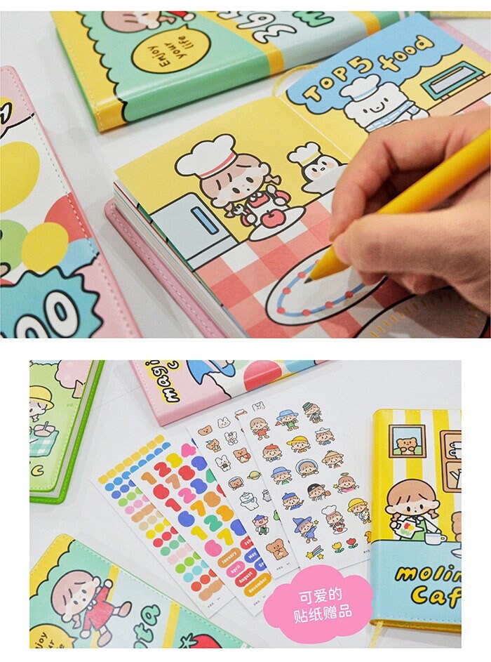 Molinta weeks（day free）with limited sticker set