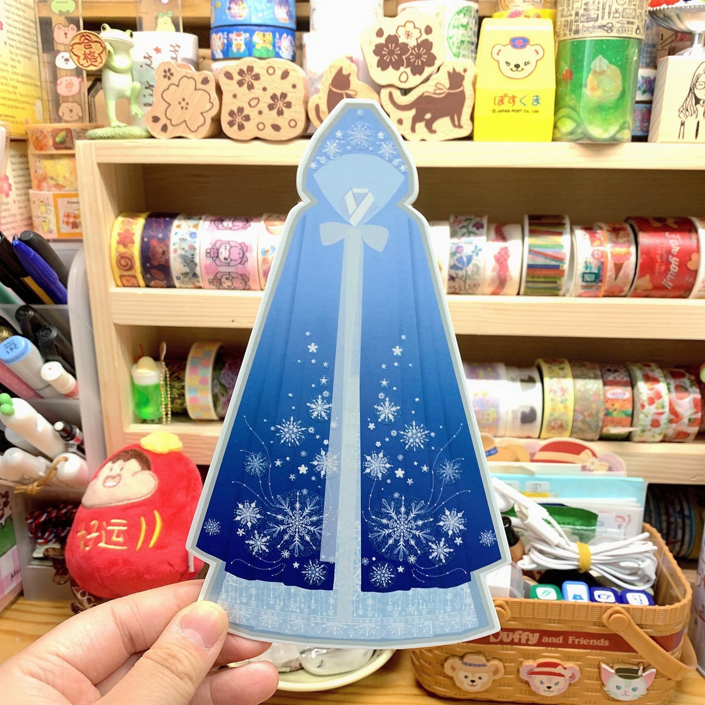China Hanfu 汉服 shaped postcard