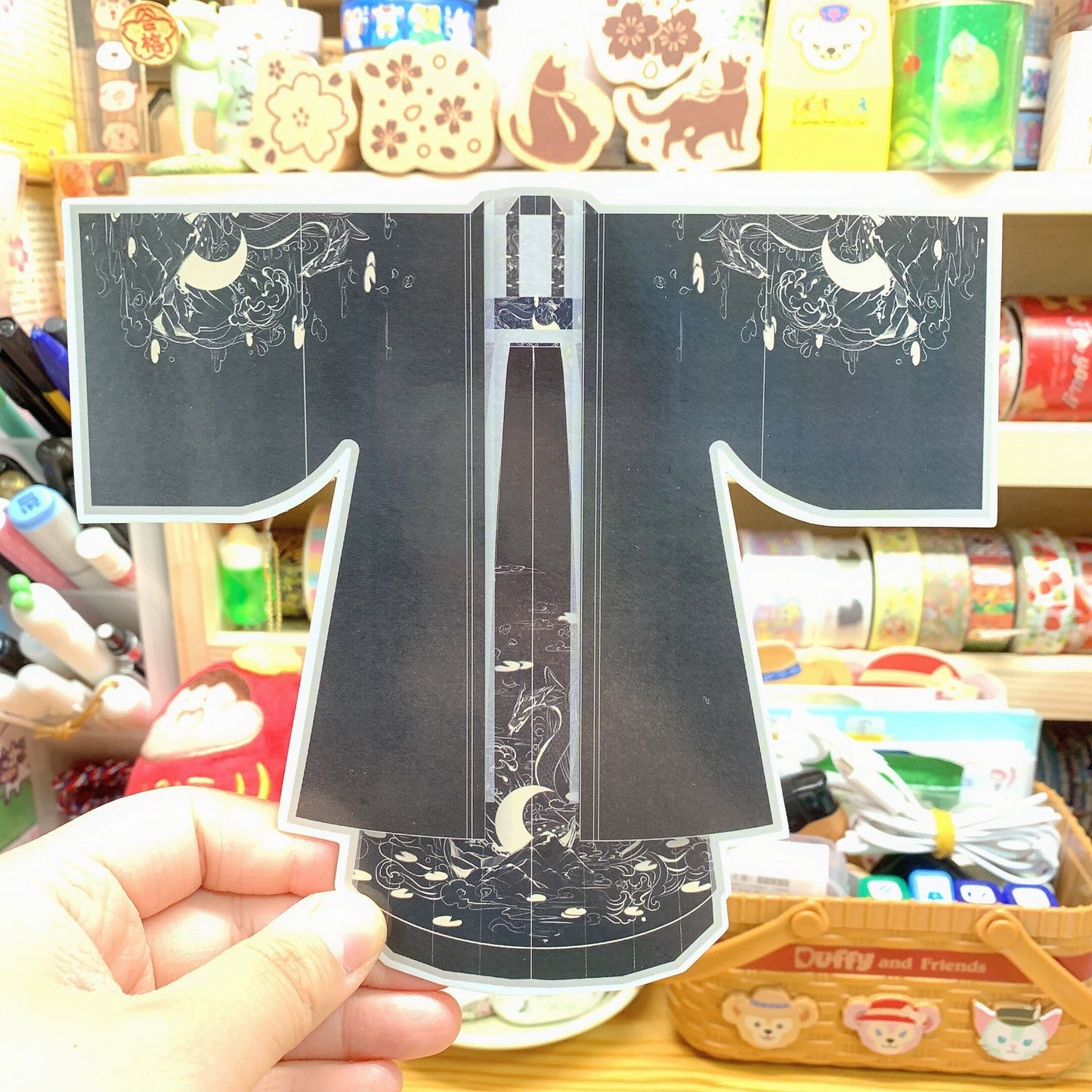 China Hanfu 汉服 shaped postcard