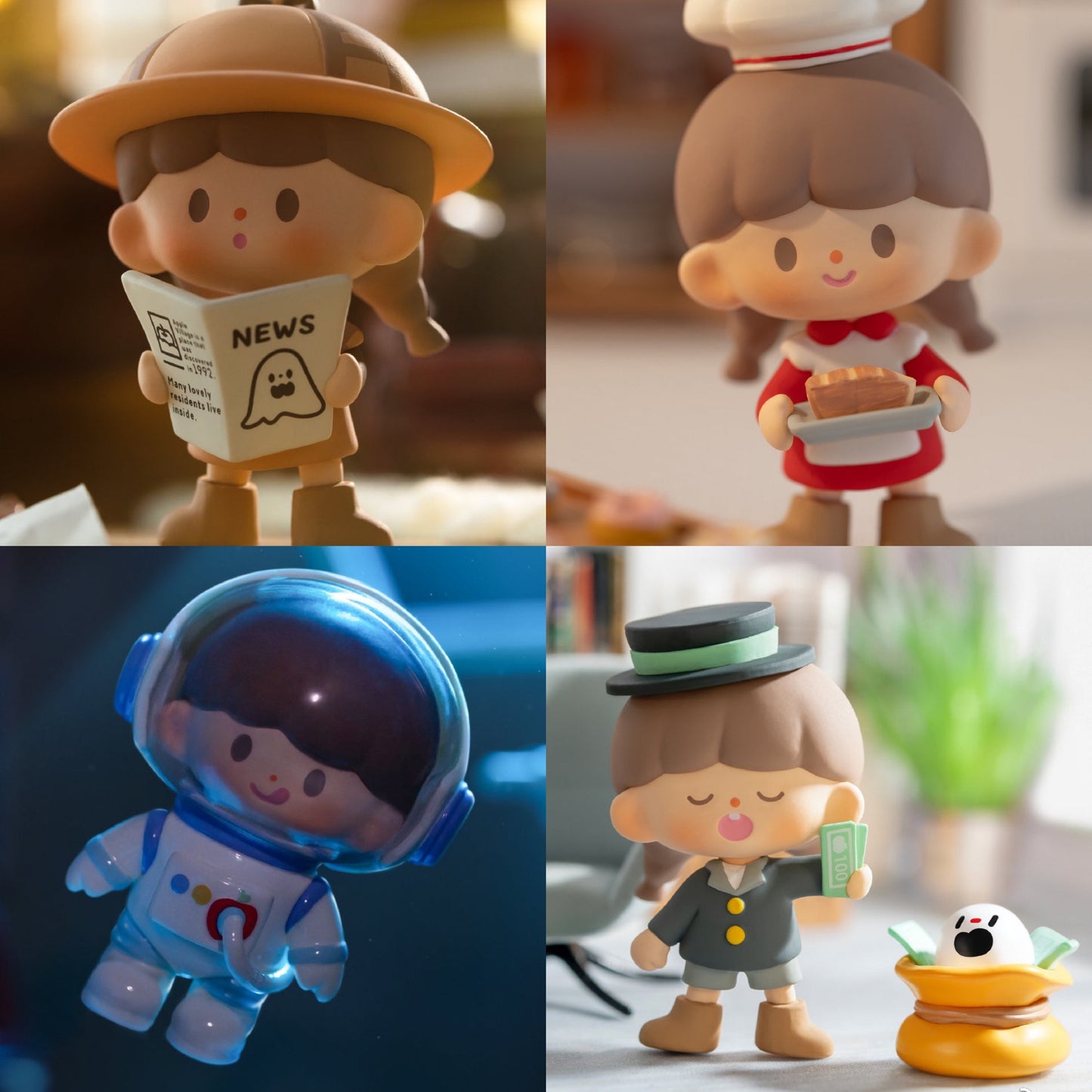 Molinta blind box toys 「who is little witch」series 3