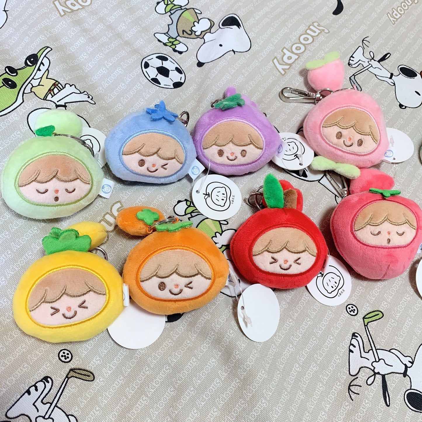 Molinta fruit plush chain toy series