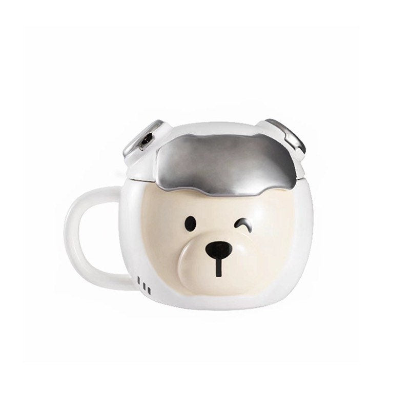 Starbucks China 450ml 2021 space bear mug (with cover)
